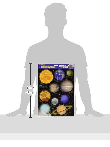 Solar System Peel 'N Place Party Accessory (1 count) (10/Sh) Beistle Town Creek Trading Post - Free Shipping $50.00