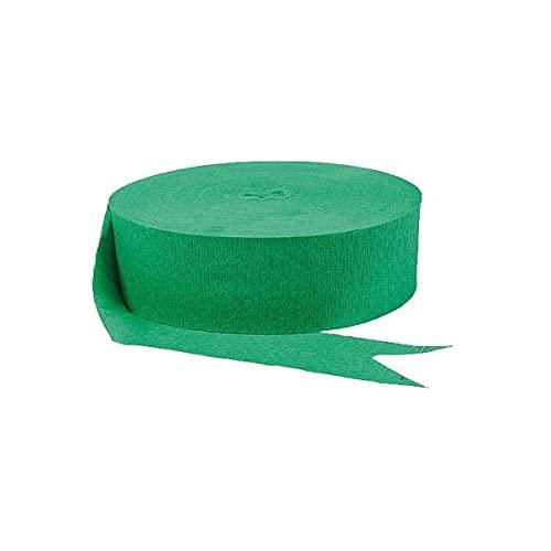 Green Crepe Streamer Roll - 500 Feet amscan Town Creek Trading Post - Free Shipping $50.00