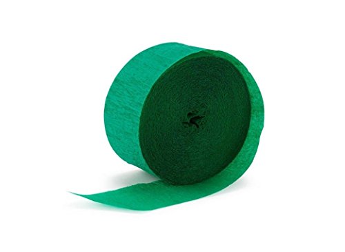 Green Crepe Streamer Roll - 500 Feet amscan Town Creek Trading Post - Free Shipping $50.00