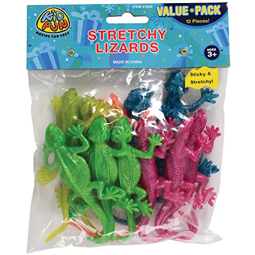 Stretchy Lizard Toys, 1 Dozen, Assorted Colors US TOYS Town Creek Trading Post - Free Shipping $50.00