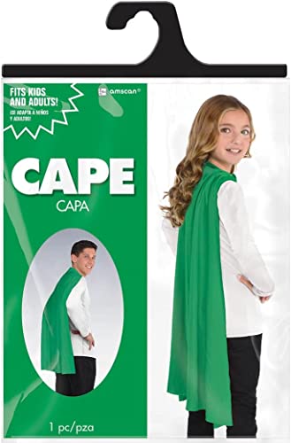 Super Hero Costume 30" Green Cape amscan Town Creek Trading Post - Free Shipping $50.00