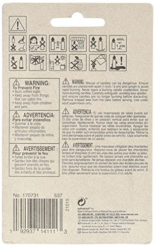 Pastel Colored Two- Toned Spiral Candles 3.25" 12 ct amscan Town Creek Trading Post - Free Shipping $50.00