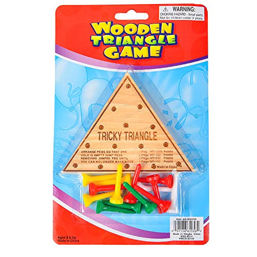 U.S. Toy Tricky Triangle Game - Travel Games, Assorted, MU845 US TOYS Town Creek Trading Post - Free Shipping $50.00