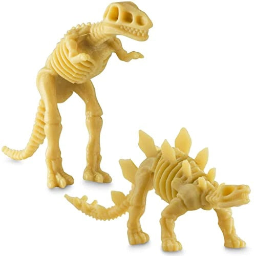 US Toy - Assorted Dinosaur Skeleton Toy Figures, Made of Plastic, (1-Pack of 12) US TOYS Town Creek Trading Post - Free Shipping $50.00