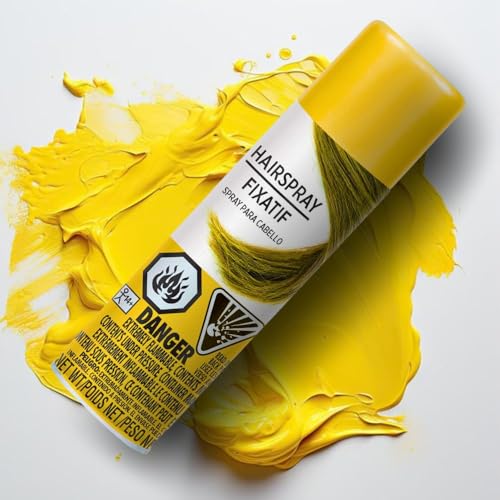 Yellow Hair Spray 3 oz amscan Town Creek Trading Post - Free Shipping $50.00