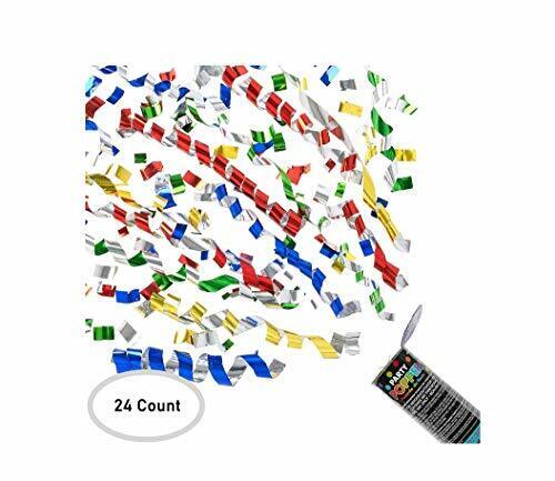 24 Shooting Foil Confetti Party Popper Cracker Cannons amscan Town Creek Trading Post - Free Shipping $50.00