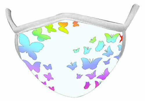 Multi Butterfies Face Mask (Kids) WILD REPUBLIC Town Creek Trading Post - Free Shipping $50.00