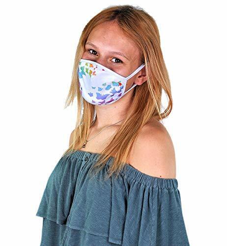 Multi Butterfies Face Mask (Kids) WILD REPUBLIC Town Creek Trading Post - Free Shipping $50.00