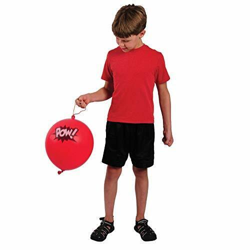 U.S. Toy Lot Of 12 Assorted Color Comic Book Super Hero Design Punch Balloons,blue, red, yellow, green US TOYS Town Creek Trading Post - Free Shipping $50.00