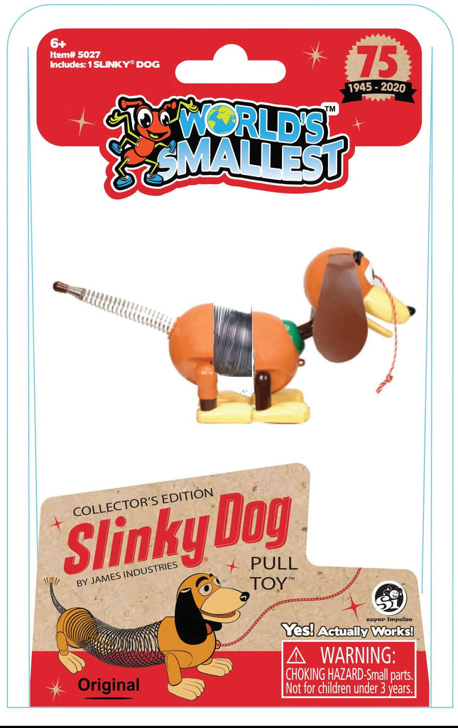 World's Smallest Slinky Dog (5027) , Red Super Impulse Town Creek Trading Post - Free Shipping $50.00