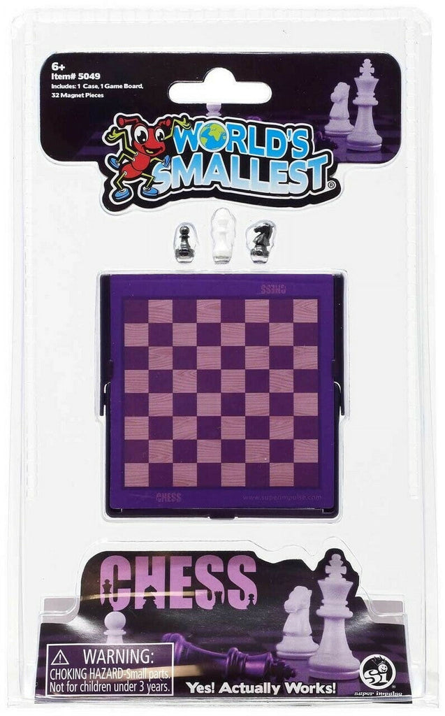 Worlds Smallest Chess, Multi Super Impulse Town Creek Trading Post - Free Shipping $50.00