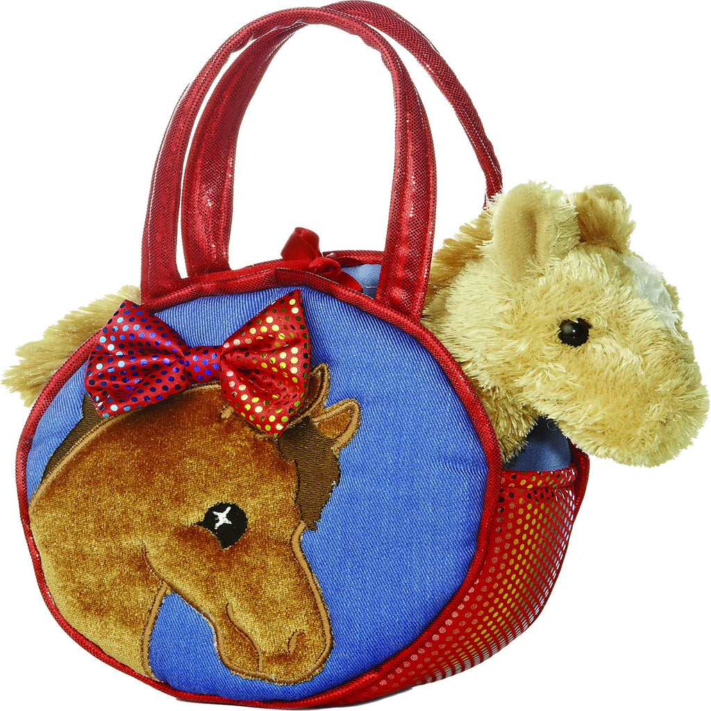 7" PRETTY PONY PET CARRIER Aurora Town Creek Trading Post - Free Shipping $50.00