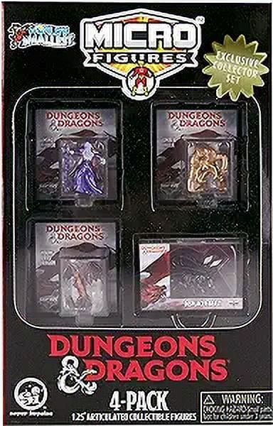 Worlds Smallest Dungeons & Dragons 1.25" Micro Figures Collectors Set Super Impulse Town Creek Trading Post - Free Shipping $50.00