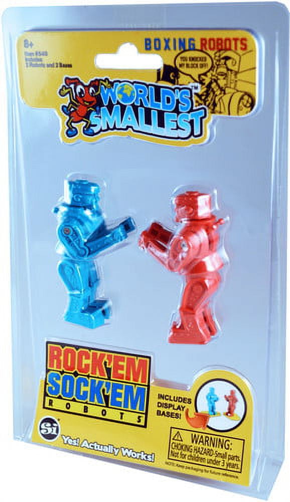Worlds Smallest Rock 'Em Sock 'Em Robots Super Impulse Town Creek Trading Post - Free Shipping $50.00