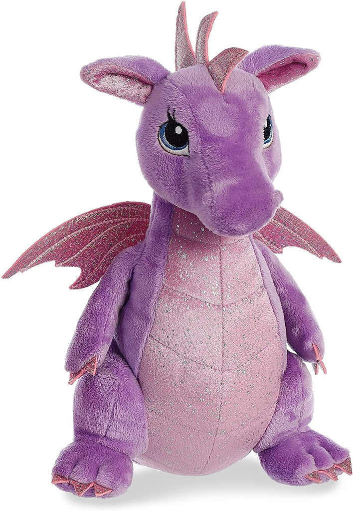 12" Larkspur Dragon Plush Enchanting Sparkle Tales Aurora Town Creek Trading Post - Free Shipping $50.00