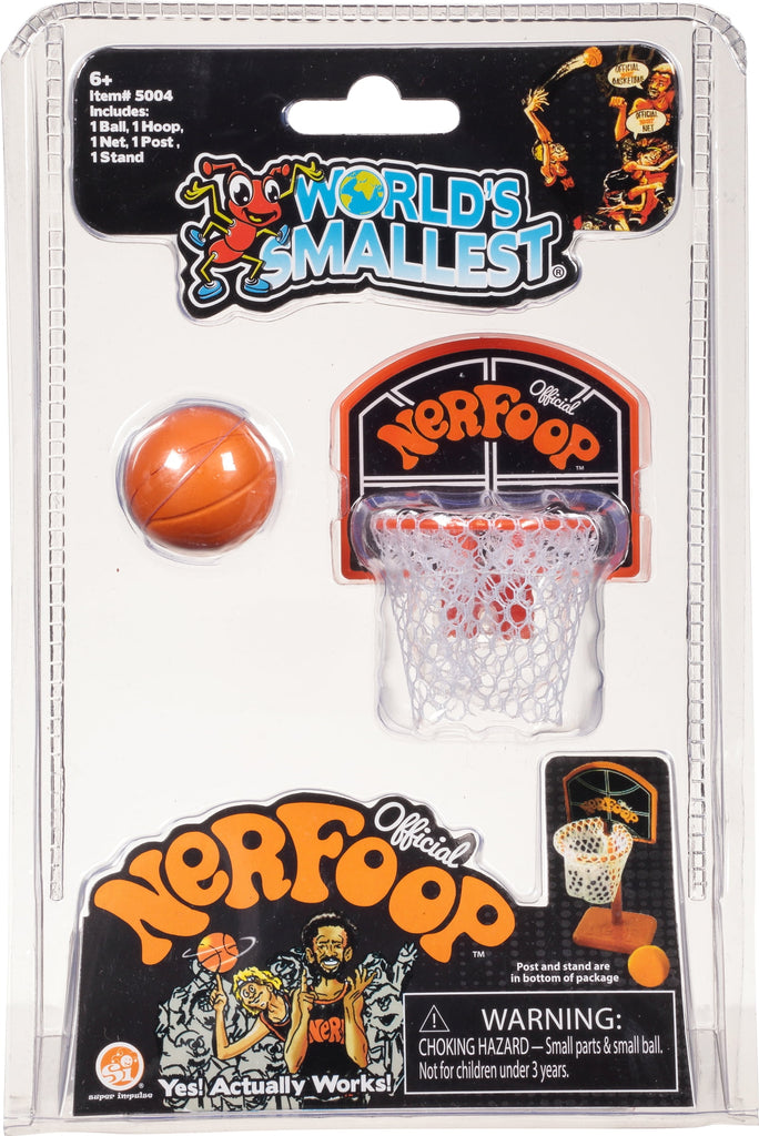 World's Smallest Official Nerf Basketball Super Impulse Town Creek Trading Post - Free Shipping $50.00