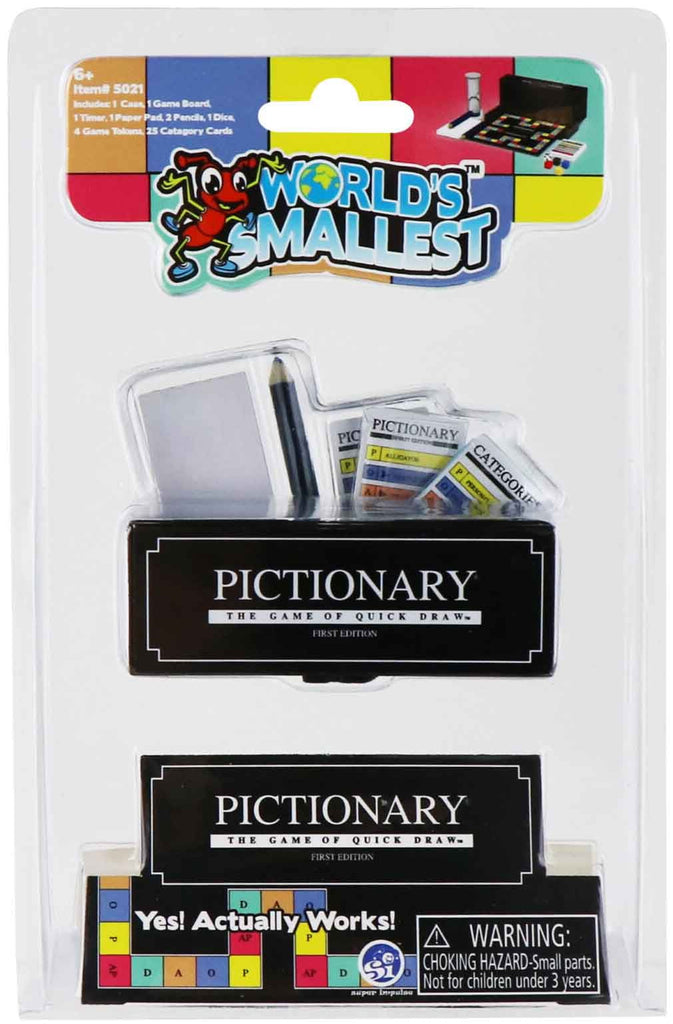 World's Smallest Pictionary Game Super Impulse Town Creek Trading Post - Free Shipping $50.00