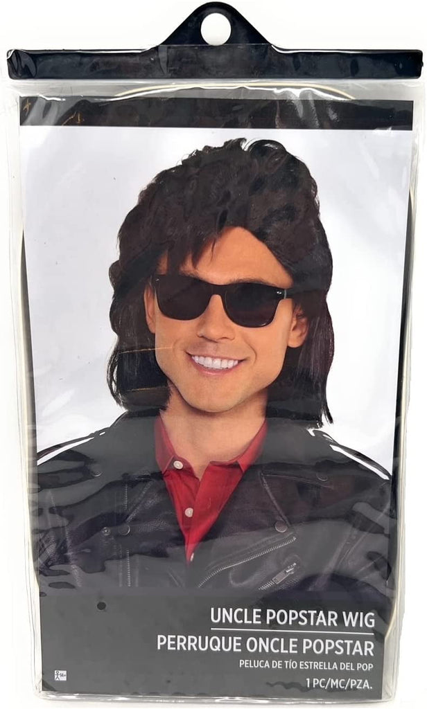 Glamourous Black Popstar Wig amscan Town Creek Trading Post - Free Shipping $50.00