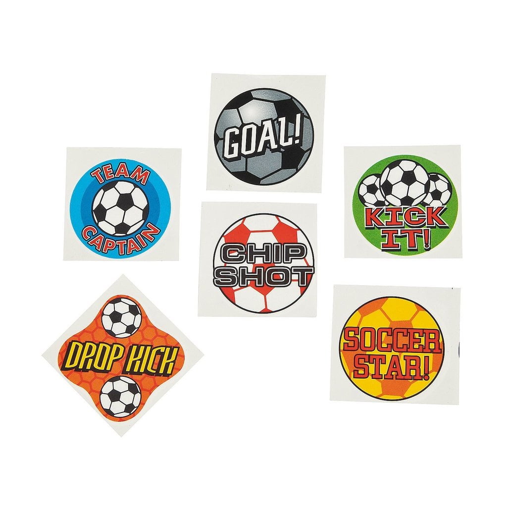 Fun Express Temporary Soccer Tattoos (6 Dozen) Fun Express Town Creek Trading Post - Free Shipping $50.00