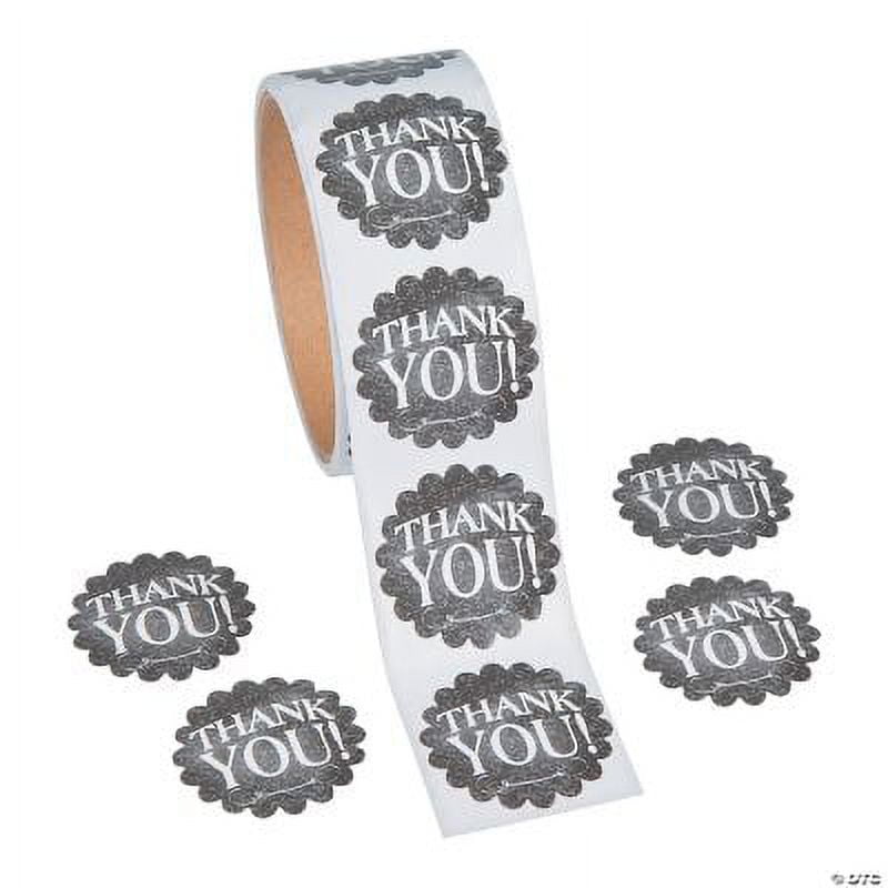 Chalkboard"Thank You!" Stickers (100 Count) Wedding, Graduation, Thank You Cards, Stationery, Customized Wedding and Party Favors Fun Express Town Creek Trading Post - Free Shipping $50.00