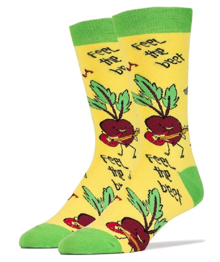 Feel the Beet Crew Socks - MENS - (Size 6-12) By OOOH YEAH OOOH YEA Town Creek Trading Post - Free Shipping $50.00