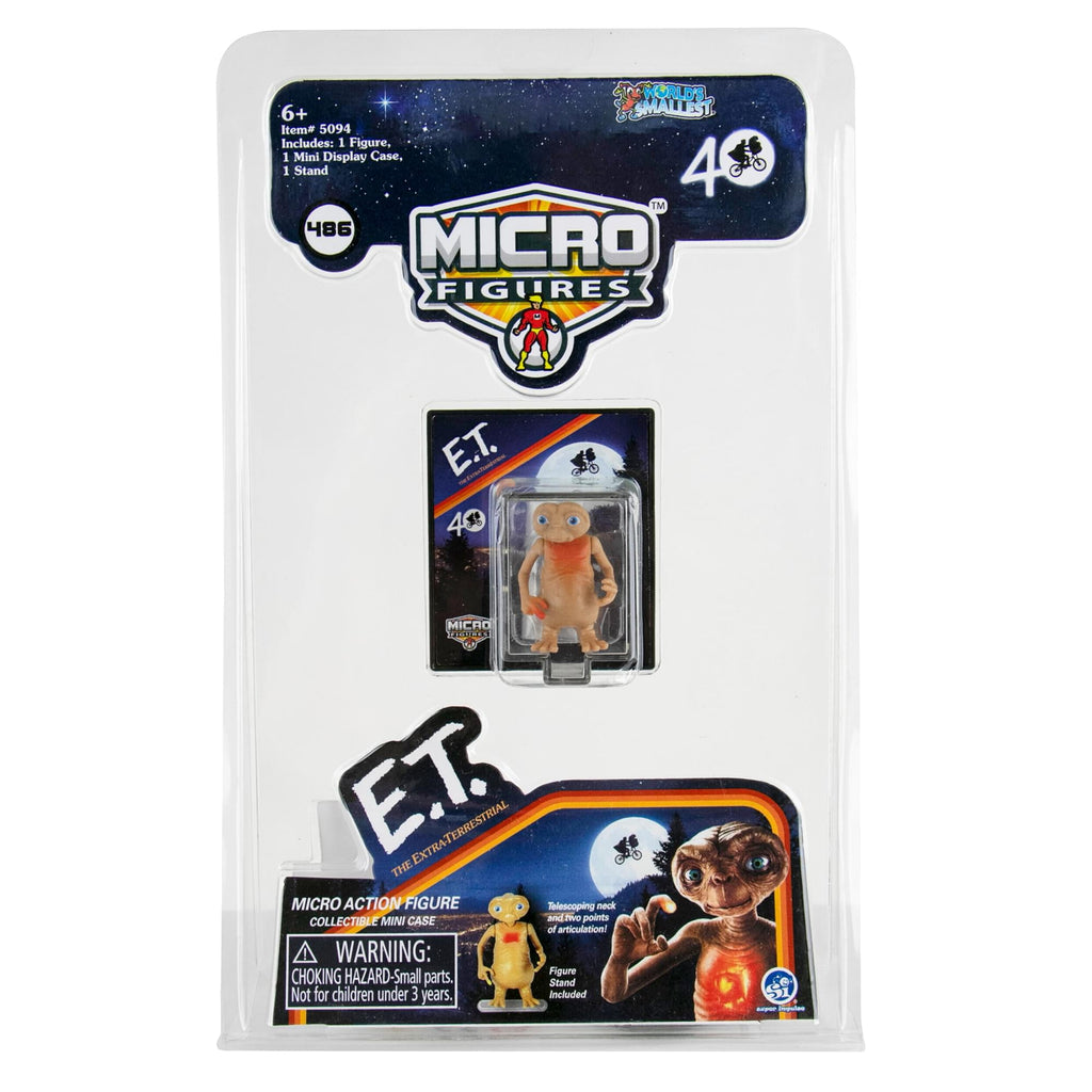 Worlds Smallest E.T. The Extra-Terrestrial Micro Figure Super Impulse Town Creek Trading Post - Free Shipping $50.00