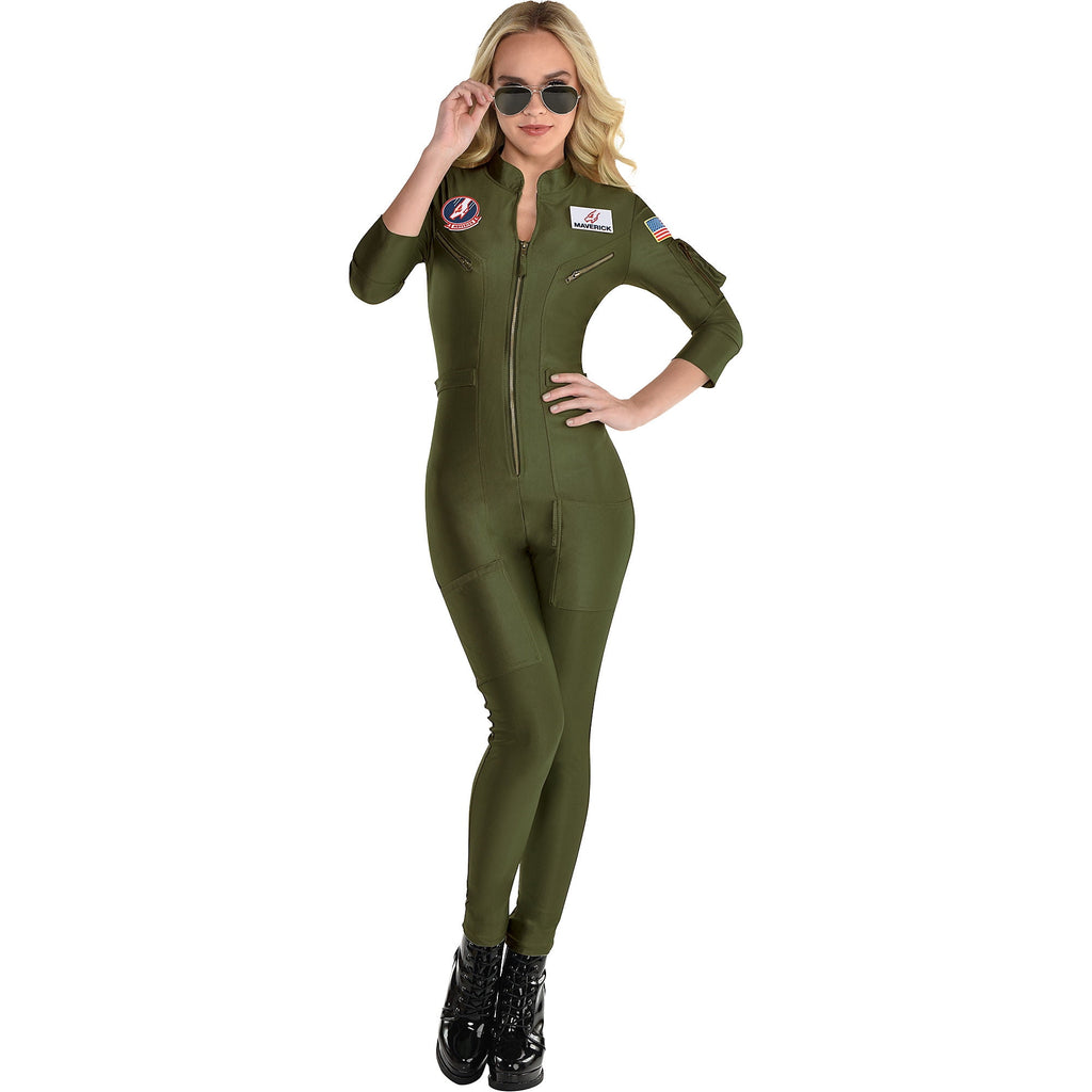 Top Gun - Maverick Flight Costume for Women - Extra Large (14-26) amscan Town Creek Trading Post - Free Shipping $50.00