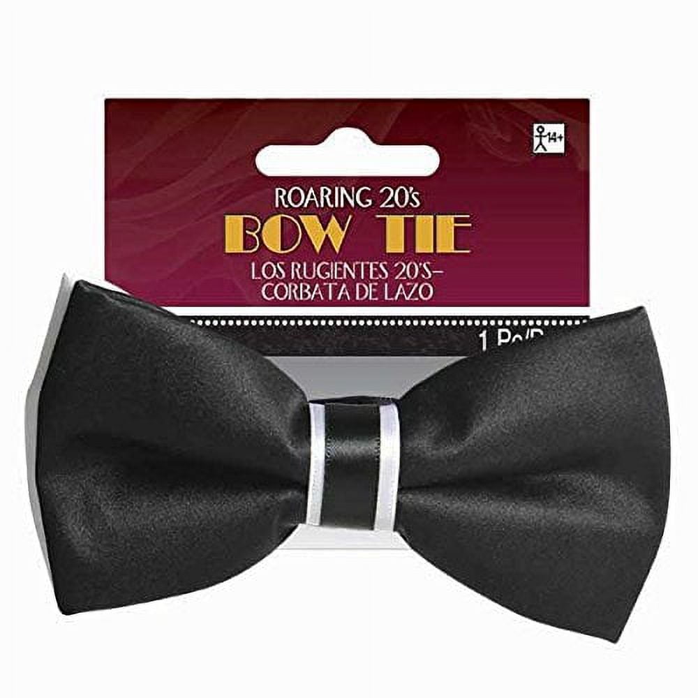 Elegant Black & White Bow Tie - 3.5" x 3.25" amscan Town Creek Trading Post - Free Shipping $50.00