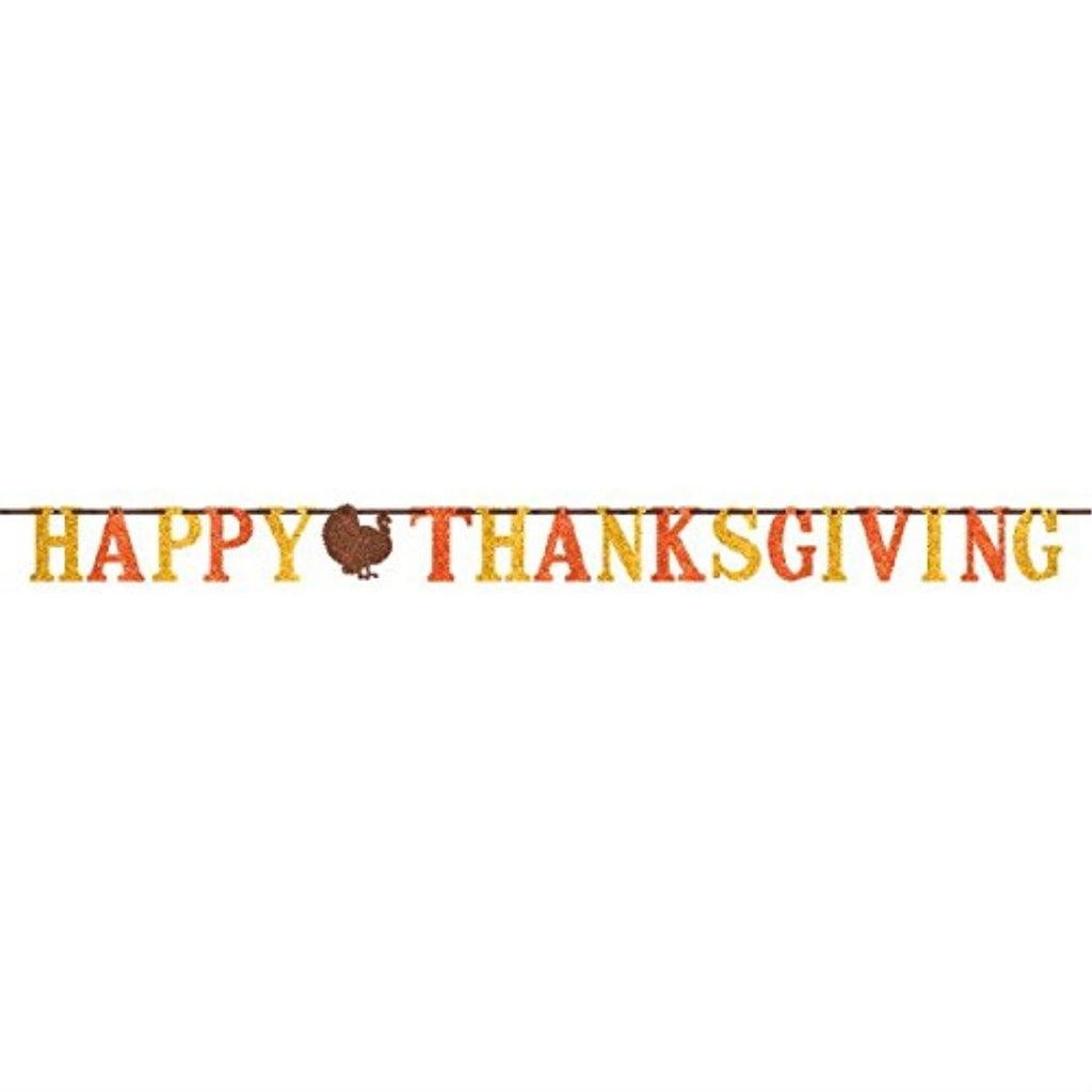 Happy Thanksgiving Letter Banner - 12' amscan Town Creek Trading Post - Free Shipping $50.00