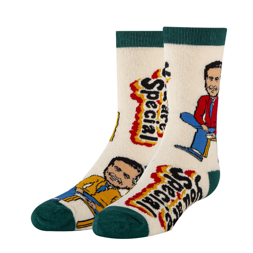 Mr Rogers Crew Socks - KIDS - (Size 1-5) By OOOH YEAH OOOH YEA Town Creek Trading Post - Free Shipping $50.00