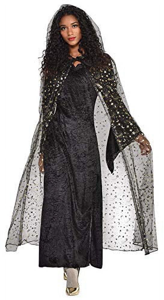 Black Celestial Hooded Cape - Adult Standard Size amscan Town Creek Trading Post - Free Shipping $50.00