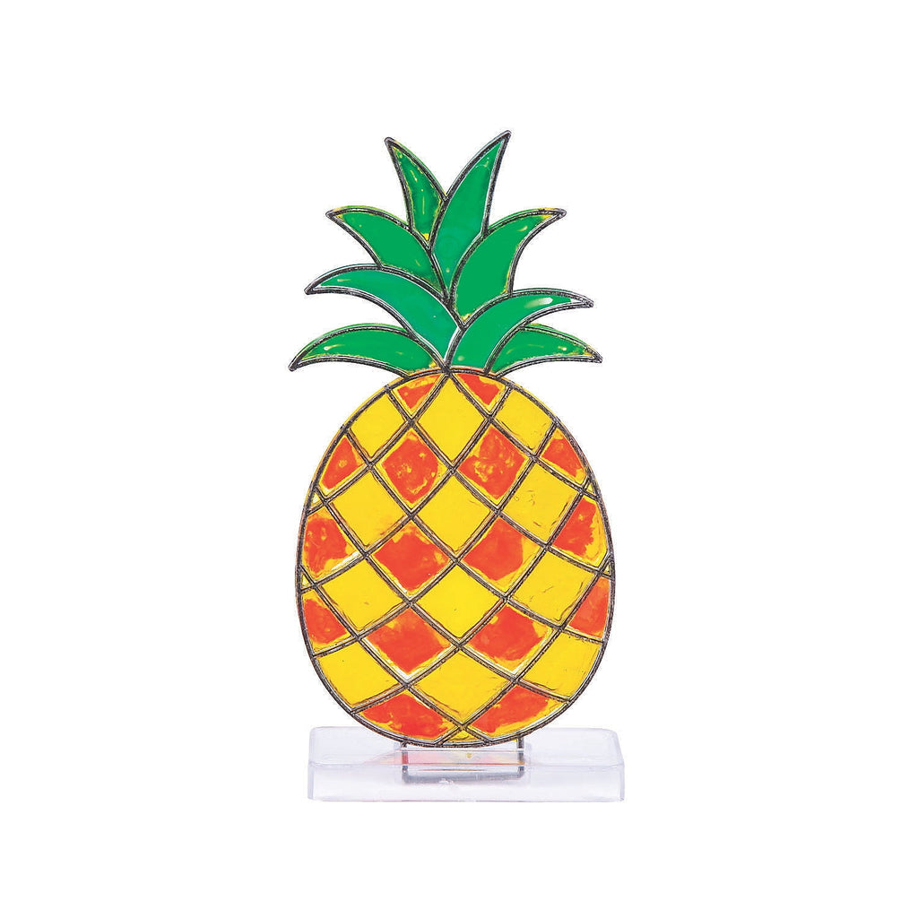 PINEAPPLE SUNCATCHER W/ STAND Fun Express Town Creek Trading Post - Free Shipping $50.00