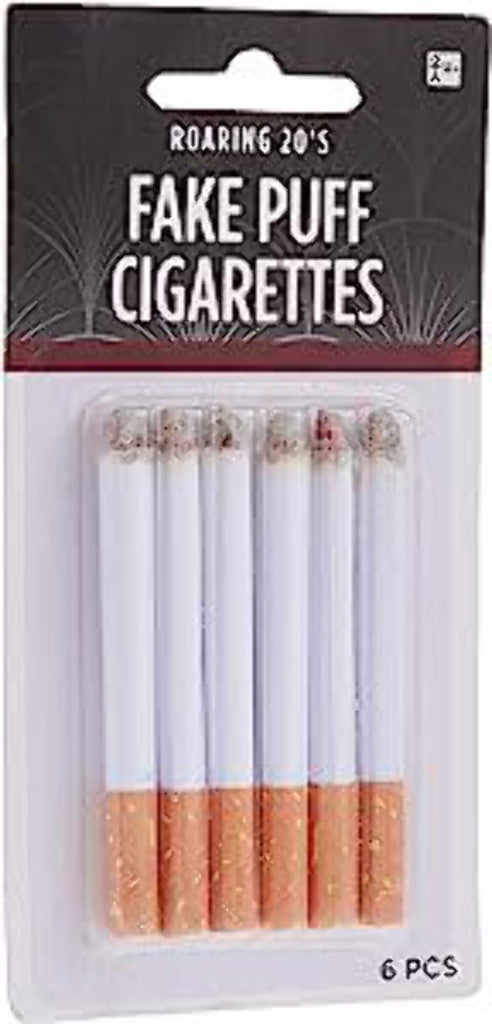 Fake Puff Cigarettes One Size, White amscan Town Creek Trading Post - Free Shipping $50.00