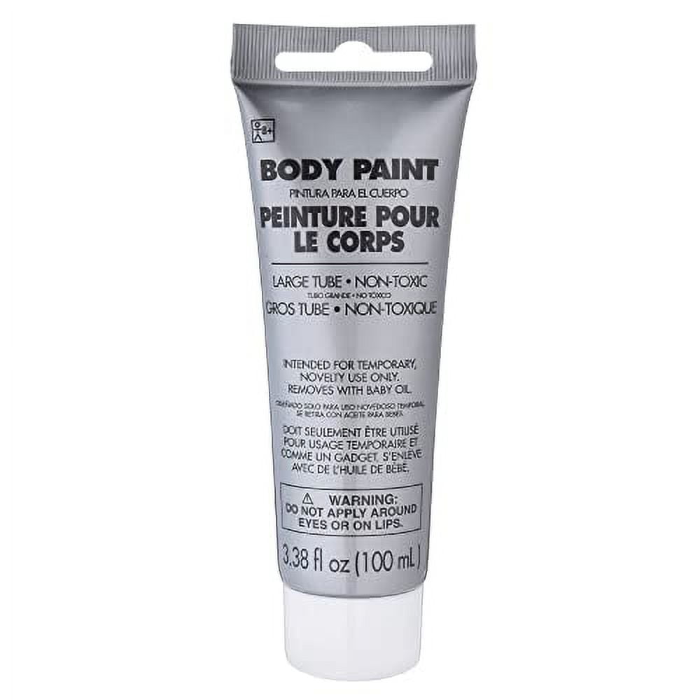 Silver Body Paint 3.4 Oz amscan Town Creek Trading Post - Free Shipping $50.00