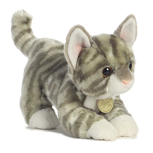 9" GREY TABBY KITTEN Aurora Town Creek Trading Post - Free Shipping $50.00