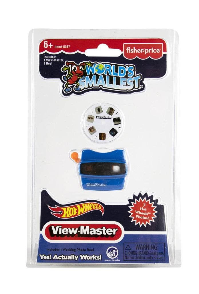 Worlds Smallest Hot Wheels ViewMaster, Blue Super Impulse Town Creek Trading Post - Free Shipping $50.00