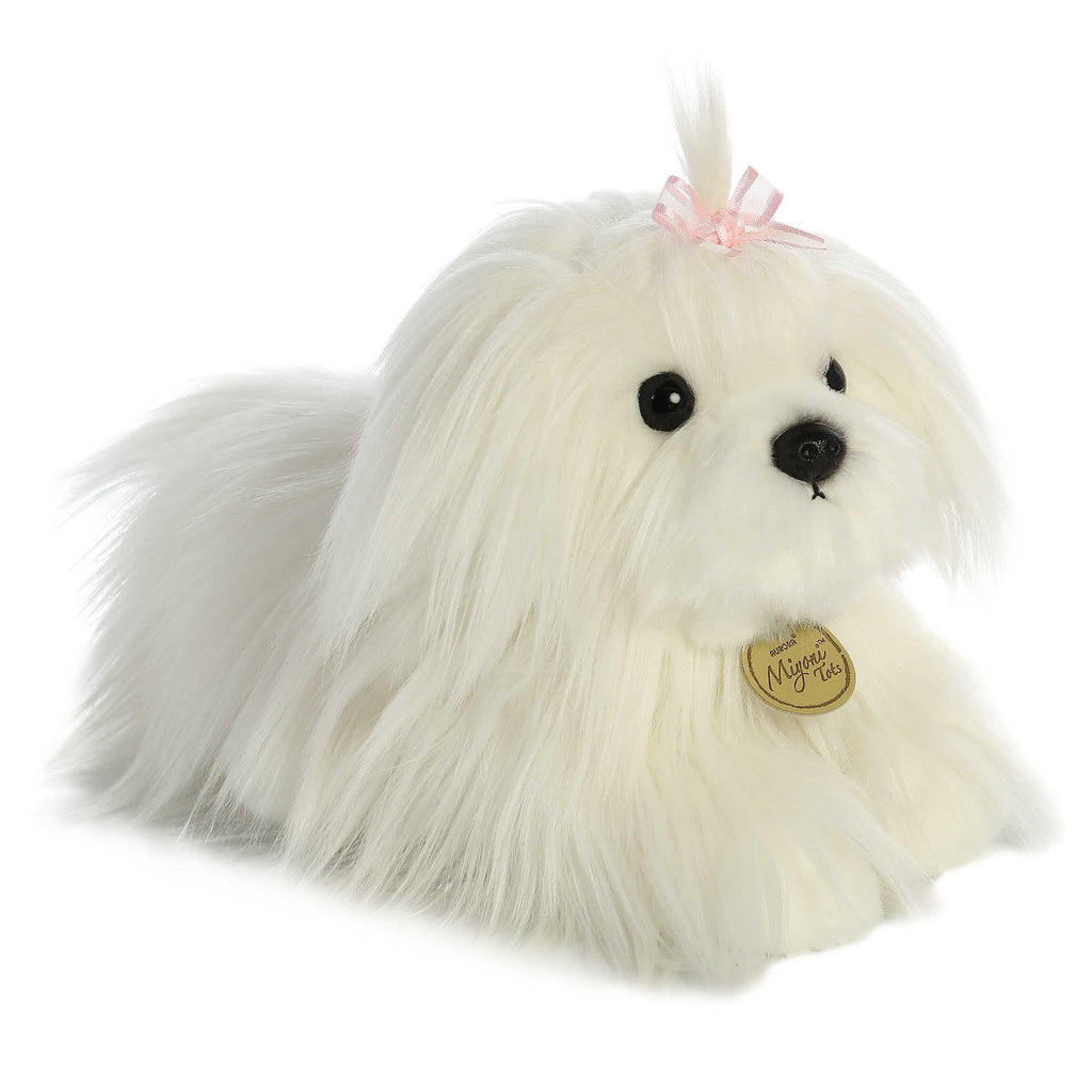 11" MALTESE PUPPY Aurora Town Creek Trading Post - Free Shipping $50.00
