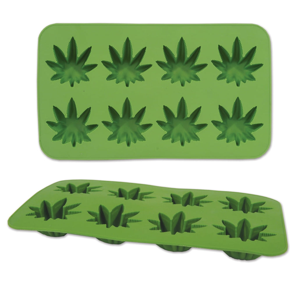 Cannabis Marijuana Pot Weed Leaf Shape Silicone Ice Cube Mold Mould Tray Beistle Town Creek Trading Post - Free Shipping $50.00
