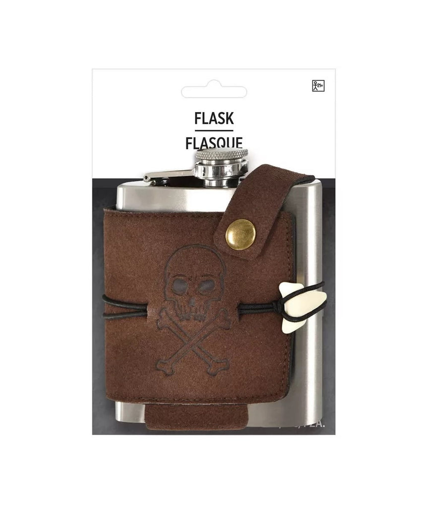 Pirate Flask With Belt Attachment Strap amscan Town Creek Trading Post - Free Shipping $50.00