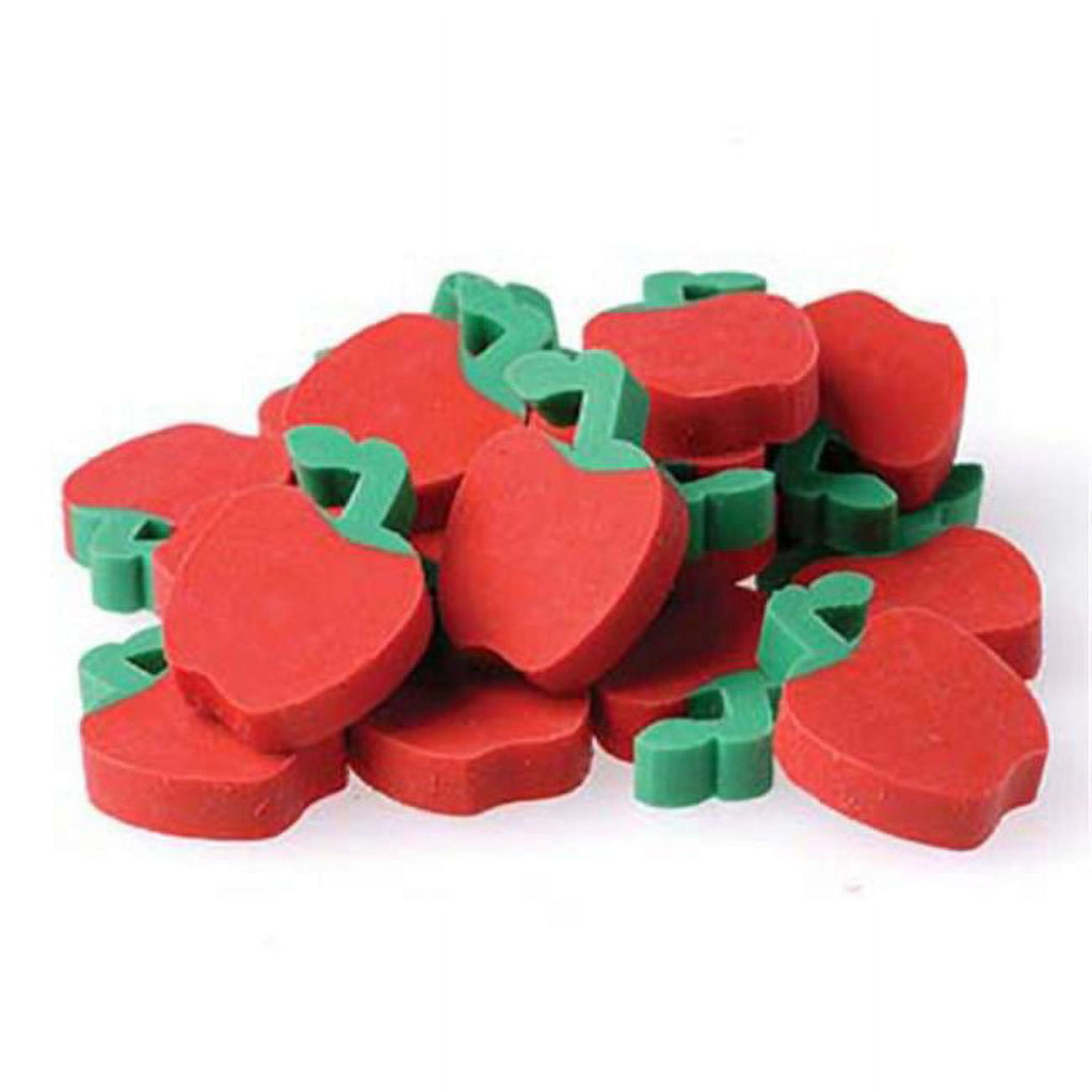 US Toy - Miniature 3/4" Apple Erasers, Ages 3 Years & Up (1-Pack of 144) US TOYS Town Creek Trading Post - Free Shipping $50.00