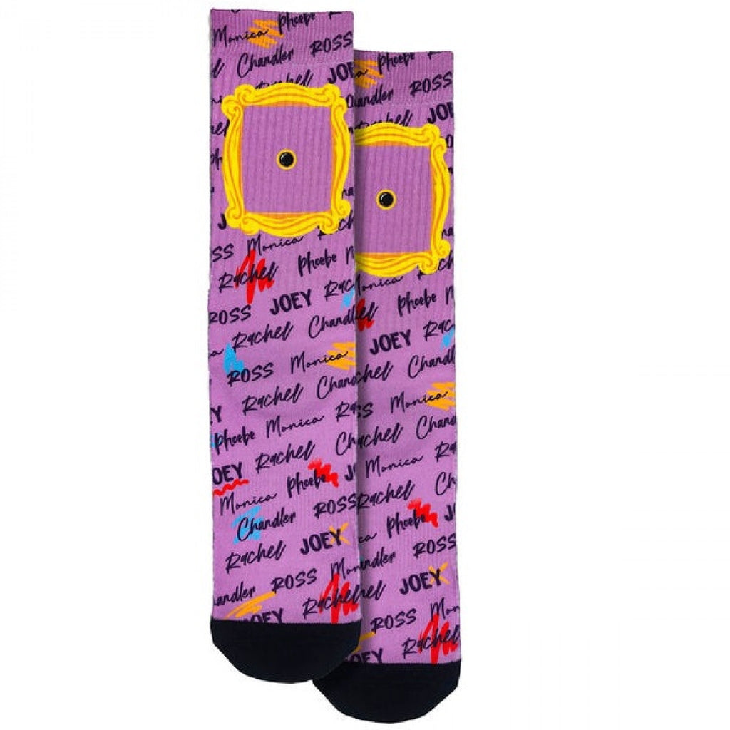 Friends TV Show Crew Socks - SHOE SIZE (8-13 Men) (5-10 women) Spoontiques Town Creek Trading Post - Free Shipping $50.00