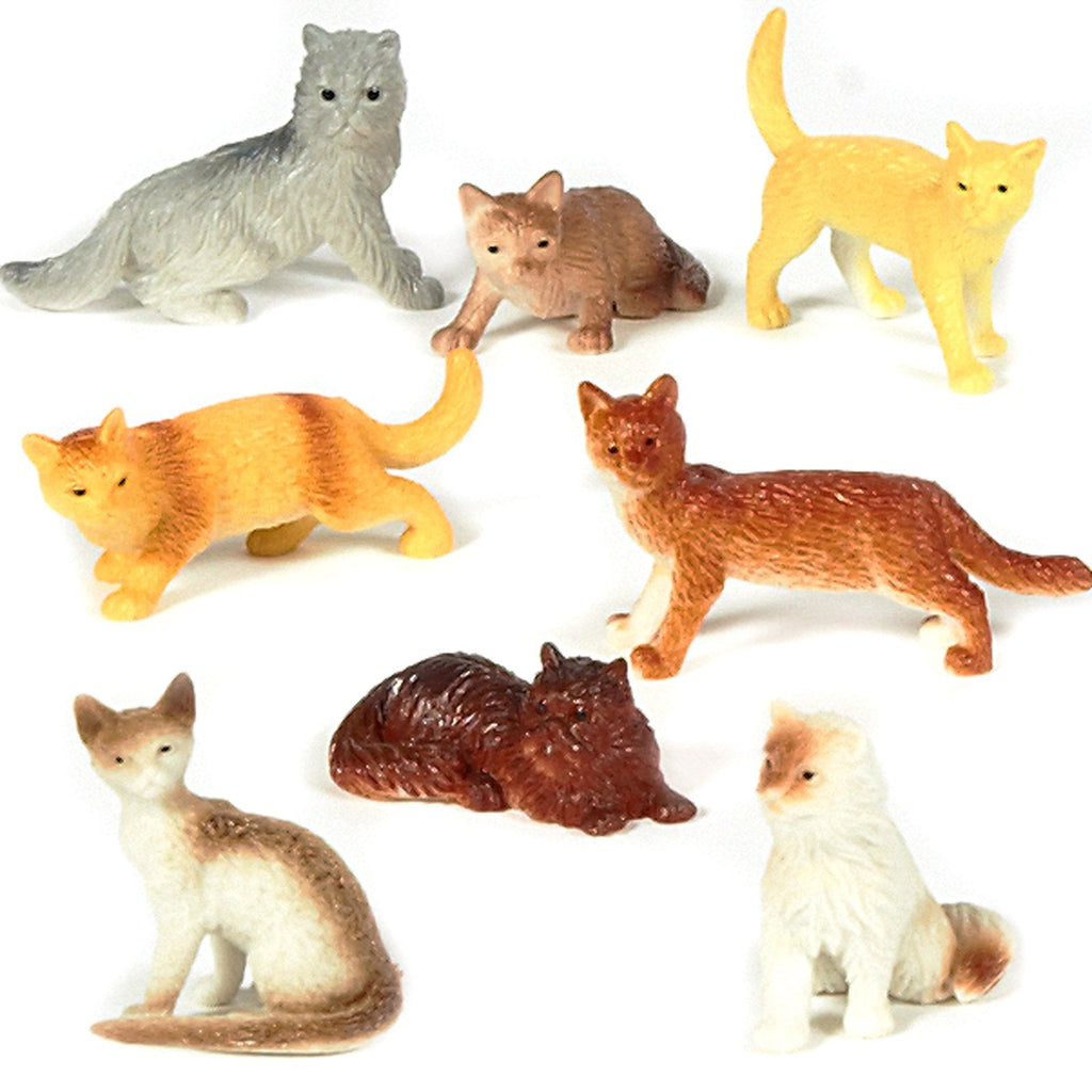U.S. Toy Assorted Plastic 2" Cat Figure Toys (12) US TOYS Town Creek Trading Post - Free Shipping $50.00
