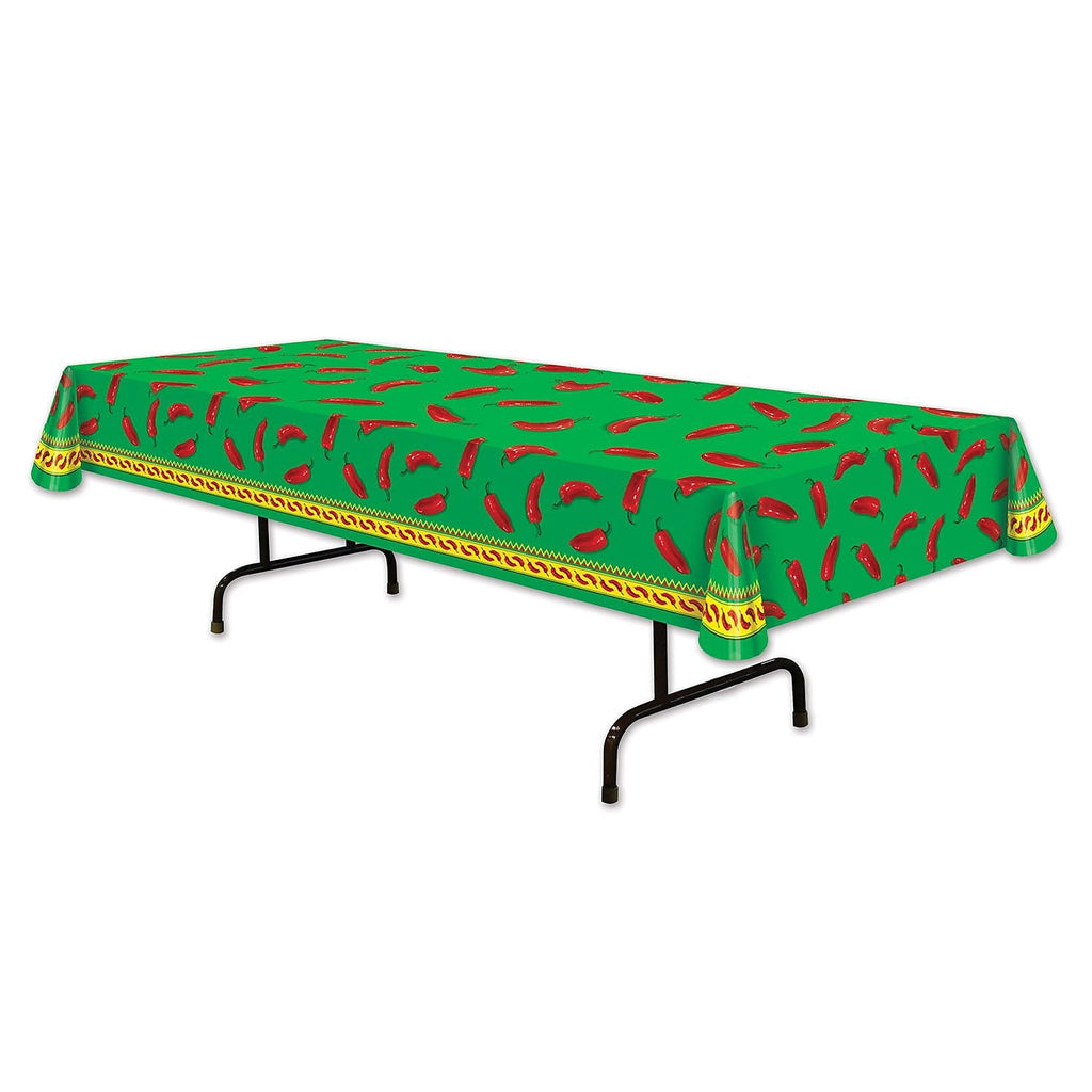 Beistle 57301 Chili Pepper Tablecover, 54 by 108-Inch Beistle Town Creek Trading Post - Free Shipping $50.00