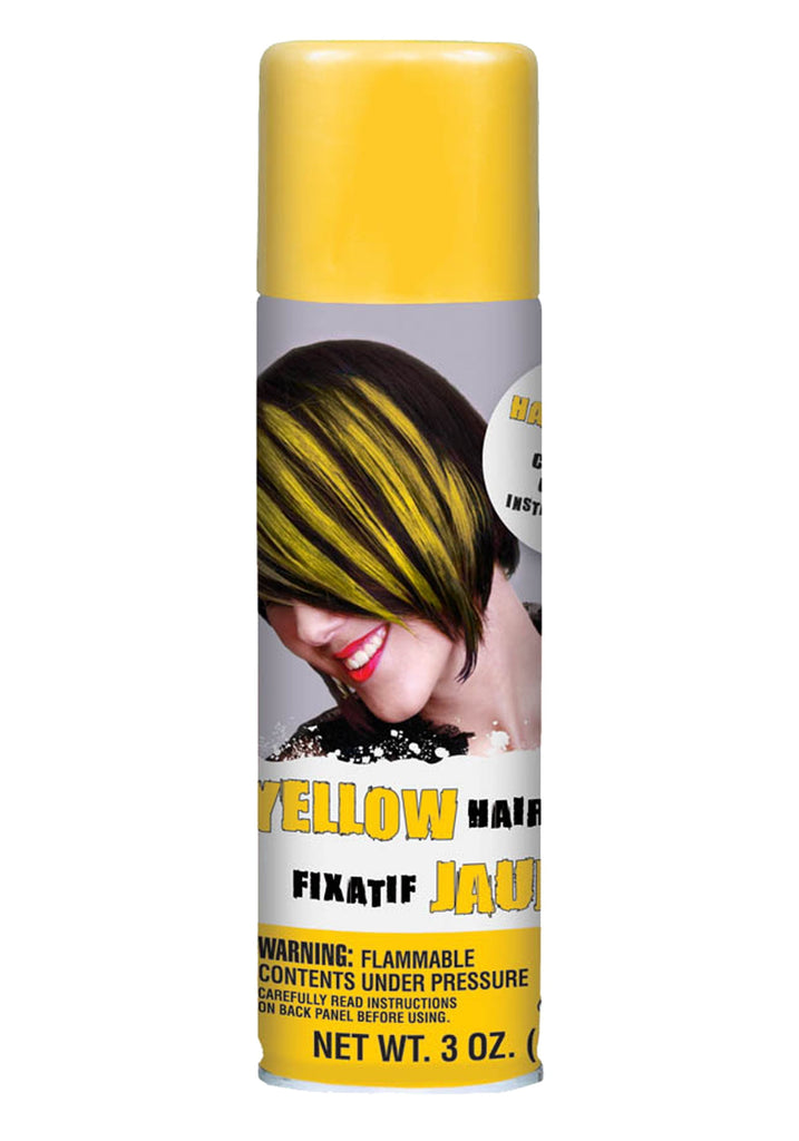 Yellow Hair Spray 3 oz amscan Town Creek Trading Post - Free Shipping $50.00