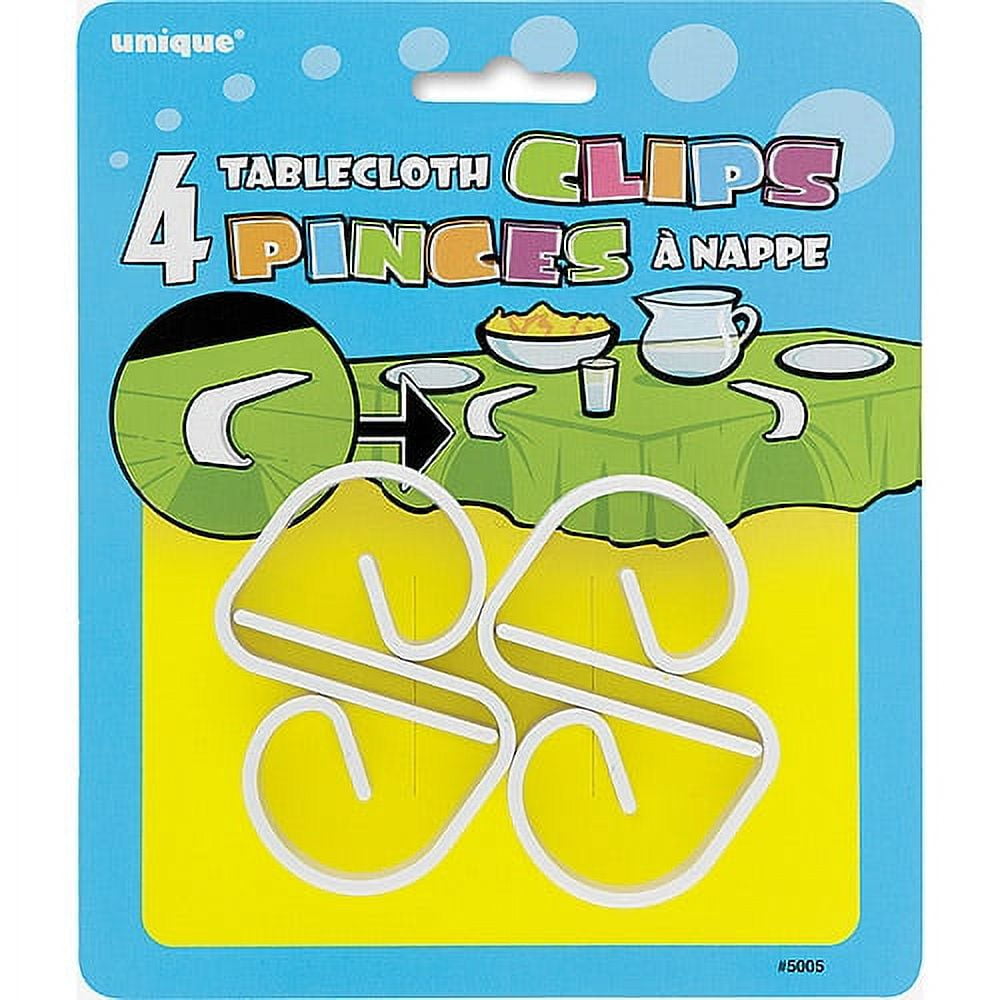 White Plastic Tablecloth Clips, 4ct US TOYS Town Creek Trading Post - Free Shipping $50.00