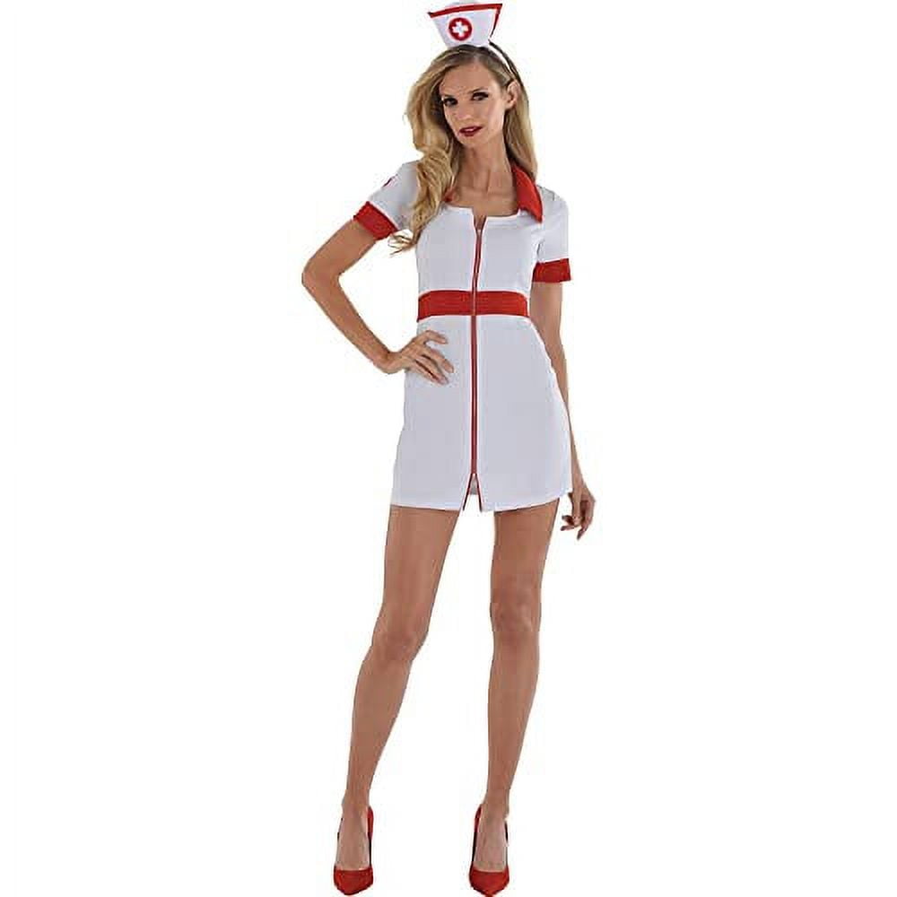 Call The Shot Sexy Nurses Dress Costume w/Headband - Large (10-12) amscan Town Creek Trading Post - Free Shipping $50.00