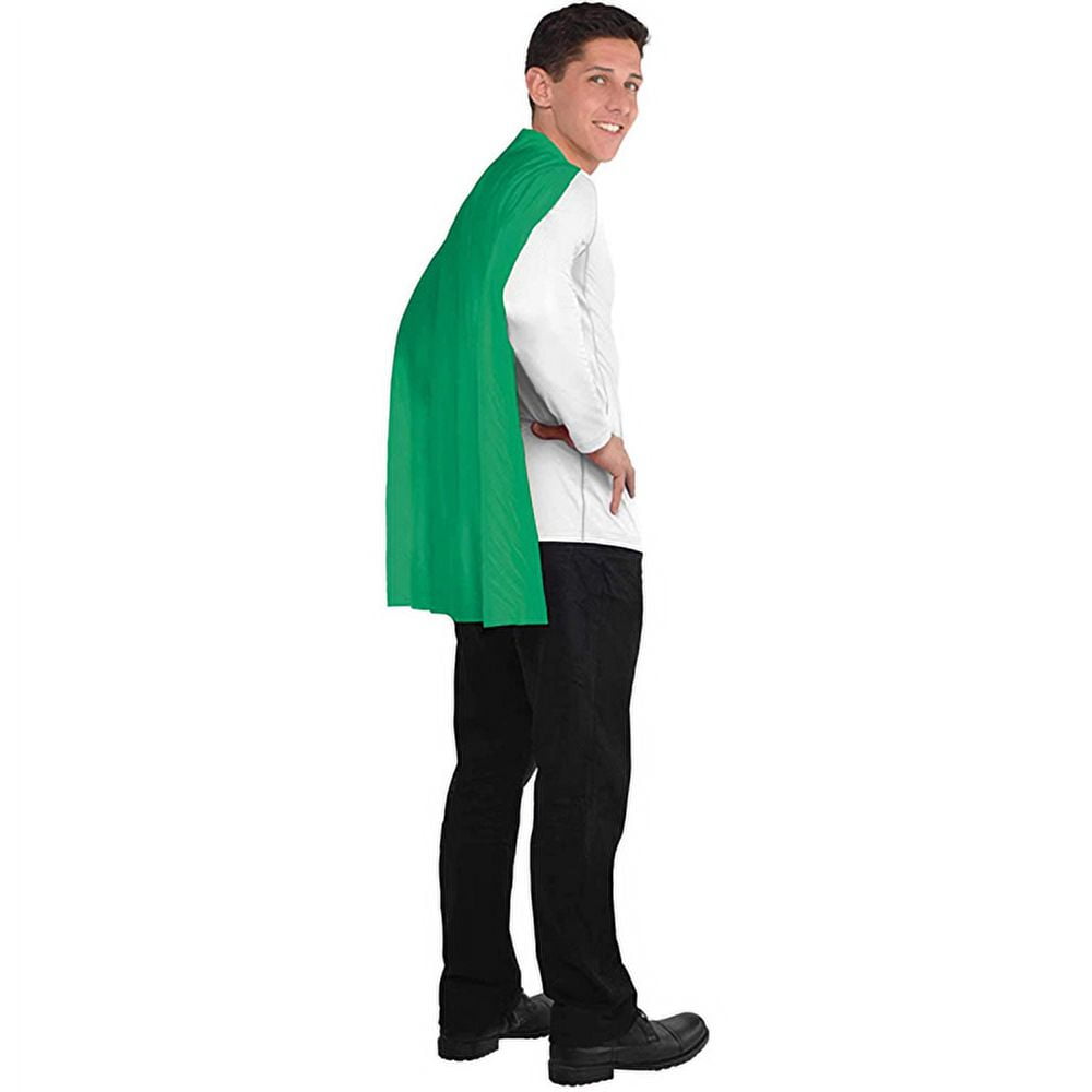 Super Hero Costume 30" Green Cape amscan Town Creek Trading Post - Free Shipping $50.00