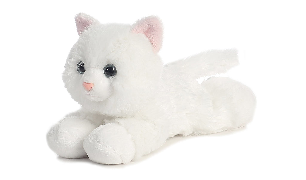 8" Sugar Too White Kitten Plush Mini Flopsie Aurora Town Creek Trading Post - Free Shipping $50.00