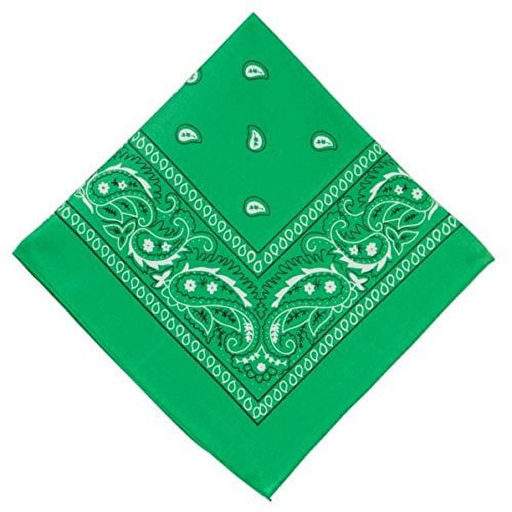 Green Bandana - 20"x20" amscan Town Creek Trading Post - Free Shipping $50.00