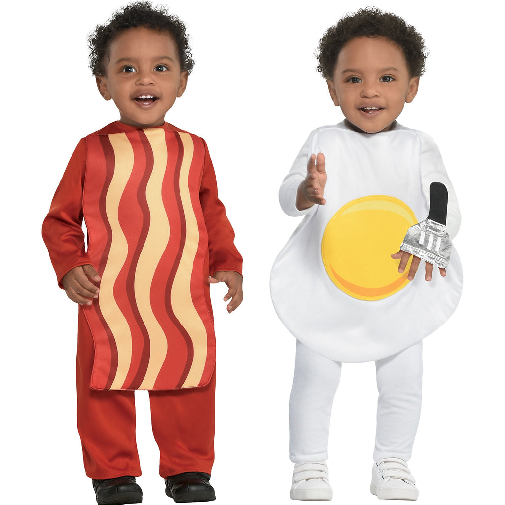 Bacon & Egg Breakfast Babies Costume Set - (0-6 Months) amscan Town Creek Trading Post - Free Shipping $50.00
